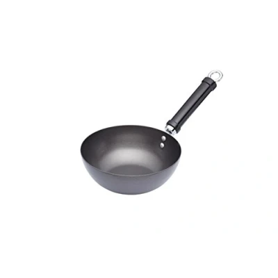 Image of World Of Flavours Oriental 20cm Carbon Steel Non Stick Wok With Phenolic Handle