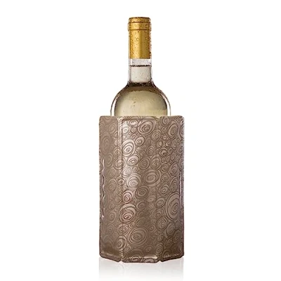 Image of Vacu Vin Active Cooler Wine Chiller Reusable, Flexible Platinum Sleeve Insulated Bottle to Keep Cold and Refreshing