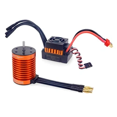 Image of Fasizi Waterproof F540 3300KV Brushless Rc Car Motor +60A ESC Combo Set For 1/10