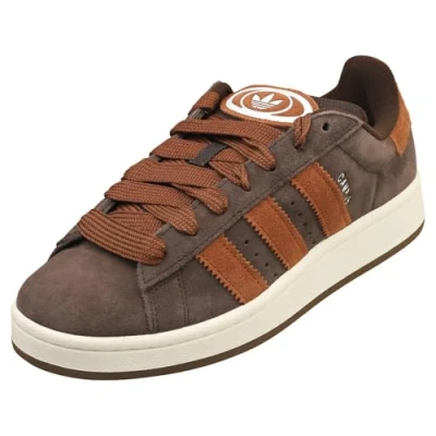 Image of adidas Originals Campus 00S Skate shoes, Size: 7.5, Dark brown/preloved brown/footwear white Suede