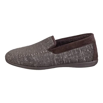 Image of Cotswold Stanley Loafer Slipper Male Brown UK Size 7