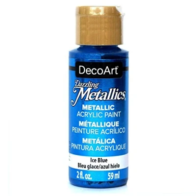 Image of Deco Art Americana Acrylic Metallic Paint, Ice Blue, 59 ml (Pack of 1)