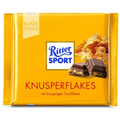 Image of Ritter Sport Ciocc.100Gr Cornflakes [Pack of 10]