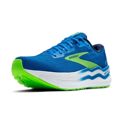 Image of Brooks Men&#039;s Ghost Max 2 Sneaker, Dutch Blue Green Gecko Peacoat, 6.5 UK