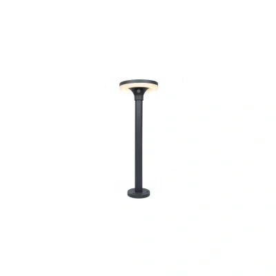 Image of Solar Aluminium Diecast Tall LED Bollard 4000K Black Kosnic Tarkine