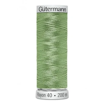 Image of Gutermann No 40 Sulky Rayon Embroidery Thread 1100 200 Metres Each