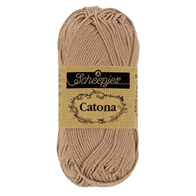 Image of Scheepjes Catona 506 Caramel Yarn 10x50g