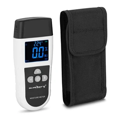 Image of Steinberg Systems SBS MT 100 Moisture Meter 5 to 70% LED Display Digital Detector Damp (Plastic, Wood: rH/Building Materials: 0.1 2.4% rH)