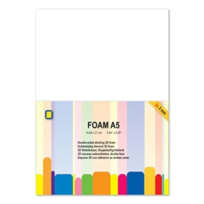 Image of JEJE A5 Foam Sheets 3 mm, Synthetic Material, White