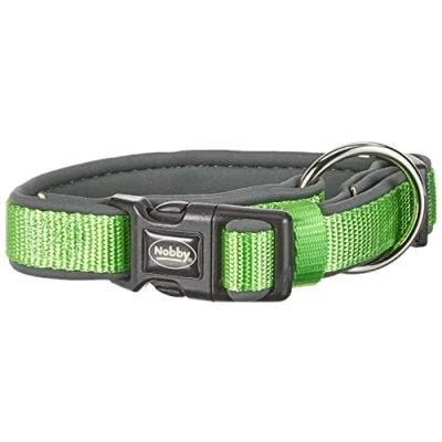 Image of Nobby Classic Preno Dog Collar, 20 30 cm/15 mm, Green/Gray