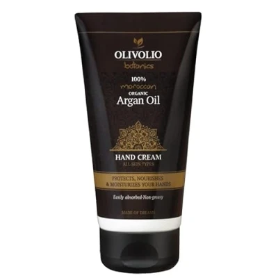 Image of Olivolio Hand Cream with 100% Organic Argan Oil and 92% Natural Ingredients 150 ml
