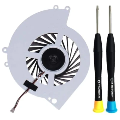 Image of MMOBIEL Internal Cooling Fan KSB0912HE CK2M Replacement for PlayStation PS4 CUH 10xx /11xx Incl TR8 and (+) Screwdrivers