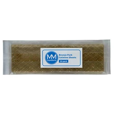Image of Leaf Gelatine Pork Bronze 20 Sheets
