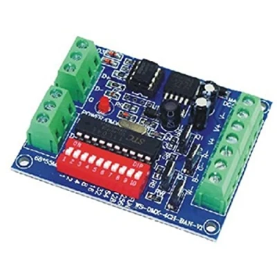 Image of 4 Channel DMX512 Control Board, LED RGBW DMX Decoder Board Controller