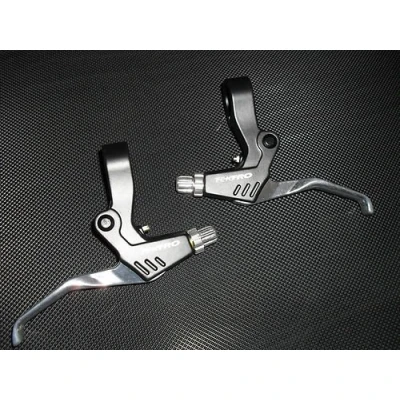 Image of Tektro RM4 alloy brake levers (pair) 2 clolours (Free UK Postage) (Silver)