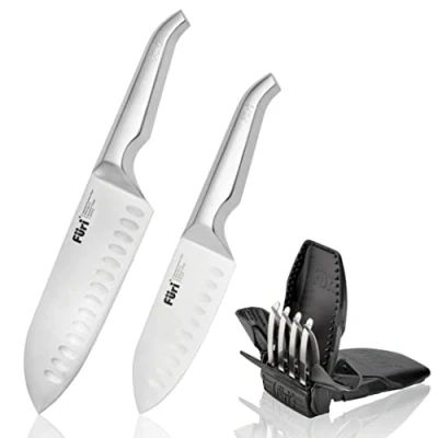 Image of Furi Pro East West Santoku &amp; Diamond Sharpener 3 Piece Set
