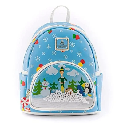 Image of Loungefly Elf Buddy Cosplay Adult Womens Double Strap Shoulder Bag Purse