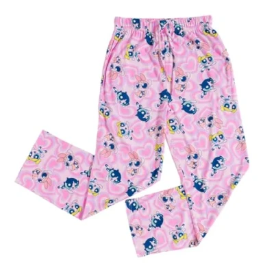 Image of The Powerpuff Girls All Over Print Lounge Pants Pink