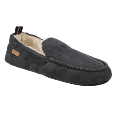 Image of Ben Sherman Mens Moccasin Slippers Grey 7 (41)