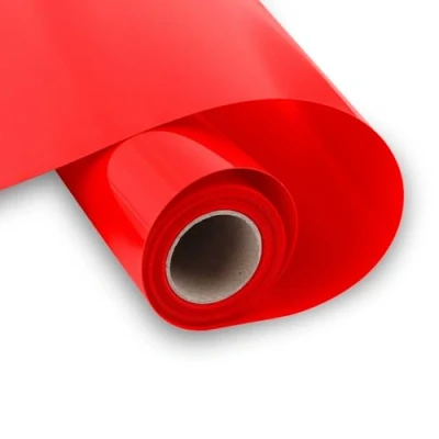 Image of HIKENRI Red Heat Transfer Vinyl Bundle 12&quot; x 10 ft Rolls,HTV for Silhouette Cameo Easy to Cut &amp; Weed,DIY Press Design T Shirt,Clothes,Hats and Other Textiles