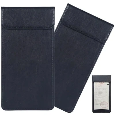 Image of Restaurant Check Presenter Pu Leather Bill Holder with Magnetic Closure Menu for Restaurants Bars Hotels