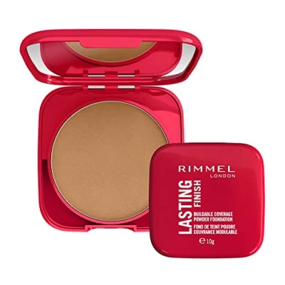 Image of Rimmel London Lasting Finish Compact Foundation, 010 Latte, 7g