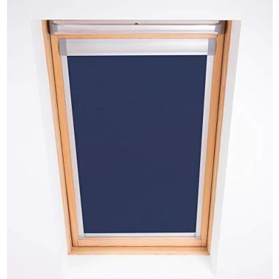 Image of Bloc Skylight Blind for Velux Roof Windows Blockout, Navy, 206, 96 x 50 cm