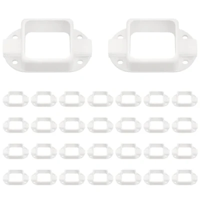 Image of Outdoor Mounting Light Clips Replaces for Govee Permanent Lights Compatibility with H705 Outside String LED Clips, White