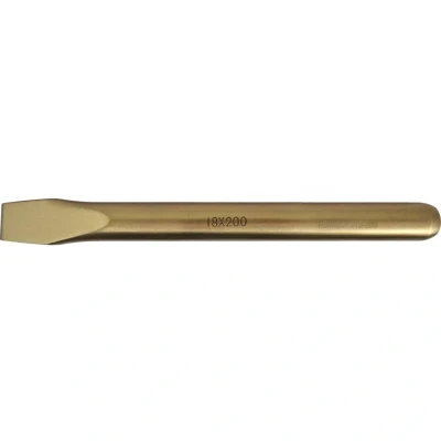 Image of Kennedy 18 x 200mm Spark Resistant Flat Cold Chisel Al Br