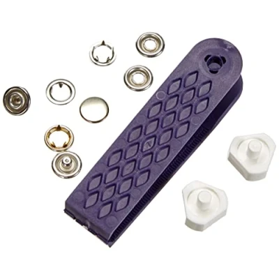 Image of Prym PRYM_390120 1 Non sew Press Fasteners Jersey Brass Smooth Cap Silver col 10 mm
