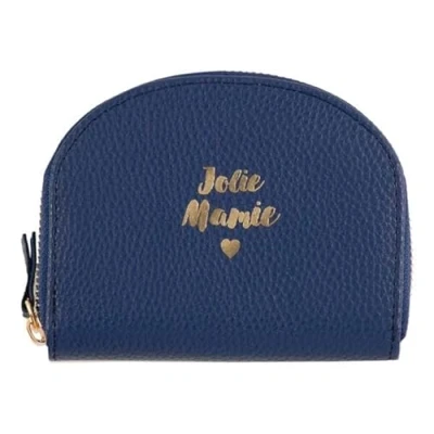 Image of DRAEGER PARIS 1886 Unisex Adult Jolie Mamie Purse Navy Blue