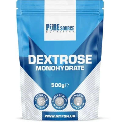 Image of 100% Pure Dextrose Powder Energy Drink Supplement Carbohydrate Glucose Brewing Sugar, Wine Beer Making by Source Nutrition (500g)