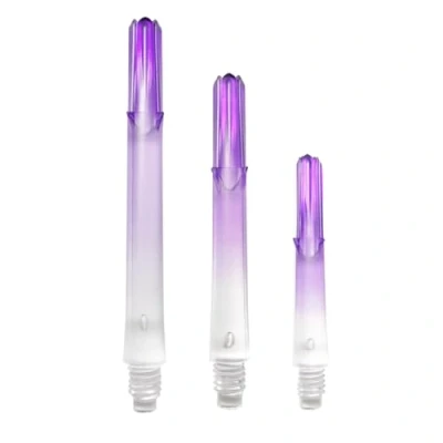 Image of l style shaft lock straight n9 twincolour transparent purple