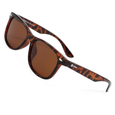 Image of ATOM Polarized 100% UV Protection Kids Sunglasses Aged between 5 12 Years Children for Boys and Girls (Tortoiseshell &amp; Brown)