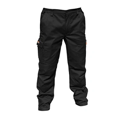 Image of Result R303X Long Work Guard Sabre Stretch Trousers, Black, Medium/Size 34