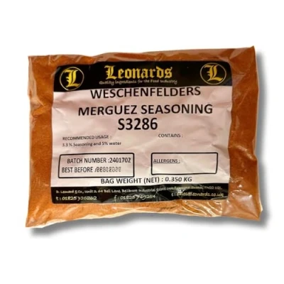 Image of Merguez Sausage Seasoning (350g pack makes a 5kg batch of sausages)