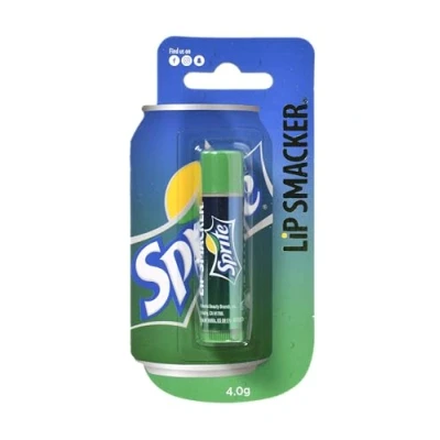 Image of Lip Smacker Coca Cola Collection, Sprite Flavoured Balm Inspired by Cola, Moisturizing and Refreshing, Single Blister Pack