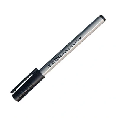 Image of Hainenko Value Fine Non Permanent Pen for Overhead Projector Sheet Black (Pack of 10)
