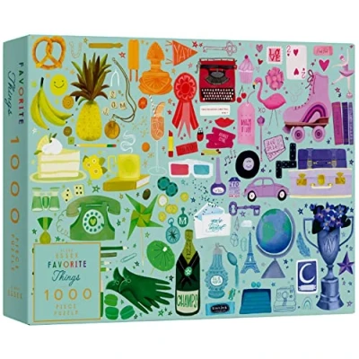 Image of Elena Essex Puzzles for Adults Favourite Things / 1000 Piece Jigsaw Puzzles/Christmas Puzzle Gifts Women/Puzzle Presents Women/Adult Size 70x50cm