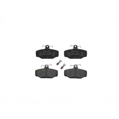 Image of 7271D382, 7354D382 brake pad set BREMBO P 24 018 excl. wear warning contact with caliper screws without accessories FORD: Sierra Mk2 Hatchback