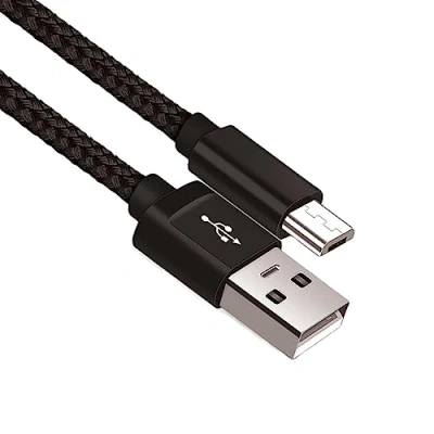 Image of Micro USB Cable, Nylon Braided Android Charger Fast Charging Cable Compatible with Samsung Galaxy S7/S5/J3/J5/J7, Huawei, HTC, LG, Kindle, Nexus, Nokia and More (2 Meters)