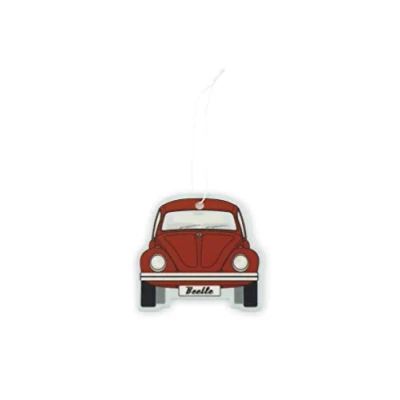 Image of BRISA VW Collection Volkswagen Air Freshener, Room Deodorizer for Cars Beetle Bug Motif (Red/Melon)