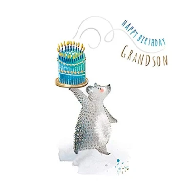 Image of The Curious Inksmith Grandson Birthday Greeting Card Artistic Greetings Cards CISR1035