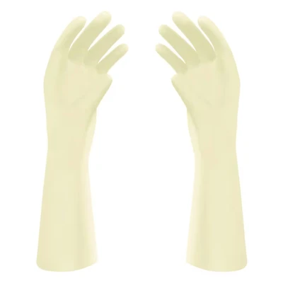 Image of Meditrade Gentle Skin Superior OP Surgical Gloves Latex, Powder Free, Sterile, Disposable PPE for Surgery and Medical Exam Natural Size 8 50 Pairs