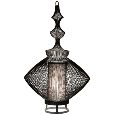 Image of Forestier Opium table lamp, black