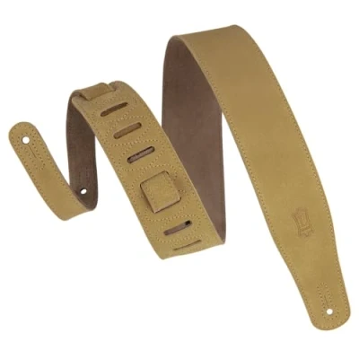 Image of Levy&#039;s 2.5 inch Suede Leather Strap Tan
