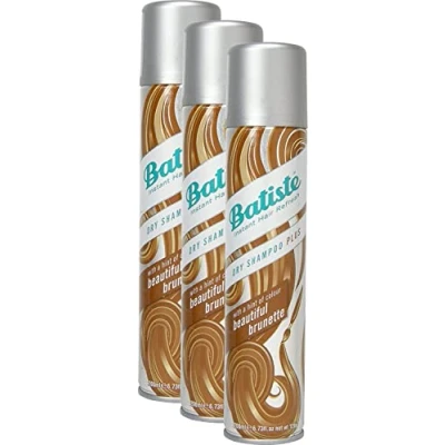 Image of Batiste Dry Shampoo Beautiful brunette with a hint of colour For Hair Fresh All Types 3 Pack 2+1 (3 x 200 ml)