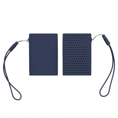 Image of kwmobile Silicone Case Compatible with Samsung Portable SSD T9 Protective Cover for Drive Dark Blue