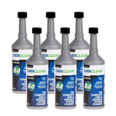 Image of Cataclean Diesel Complete Fuel &amp; Exhaust Cleaner Catalytic Converter, Valve Injector Additive Formulated for Performance Efficiency Pre MOT Emissions Reducer 6 x 500ml