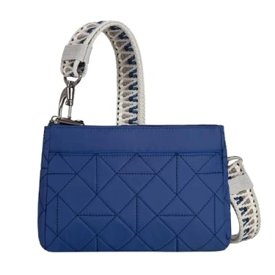 Image of Travelon Unisex&#039;s Boho Anti Theft Clutch Crossbody, Lush Blue, 8.75&quot; x 7&quot; 2&quot;